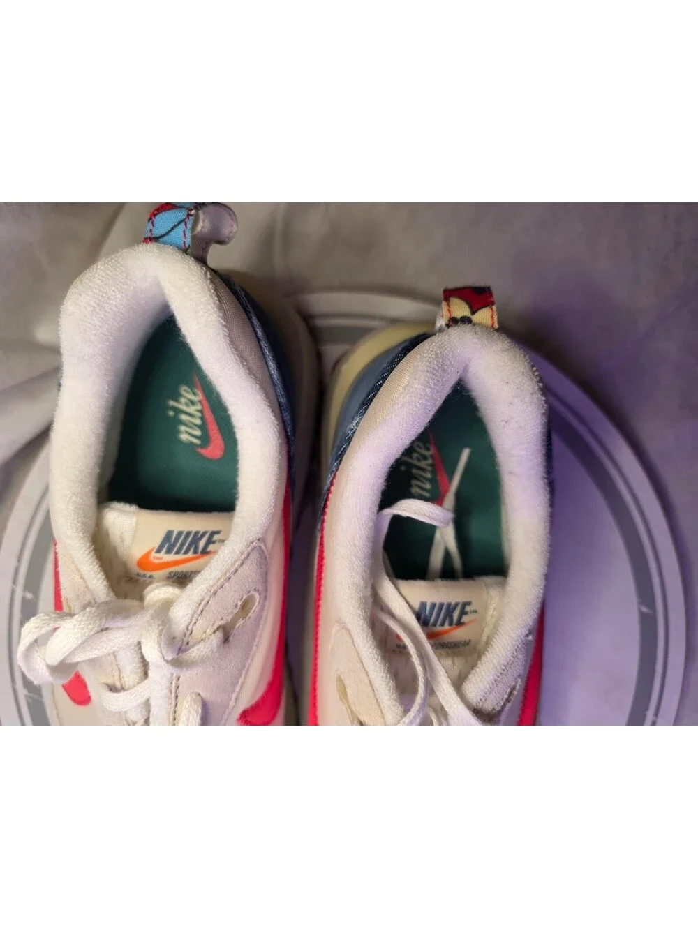 Nike Air Max Dawn White Sneakers Size 11